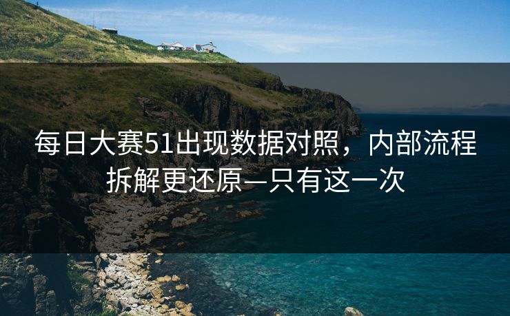 每日大赛51出现数据对照,内部流程拆解更还原—只有这一次 每日大赛51出现数据对照,内部流程拆解更还原—只有这一次